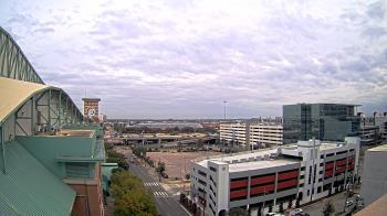 Weather camera view of Minute Maid Park.