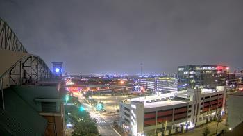 Weather camera view of Minute Maid Park.