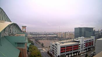 Weather camera view of Minute Maid Park.