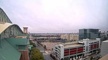 Weather camera view of Minute Maid Park.