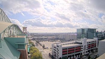 Weather camera view of Minute Maid Park.