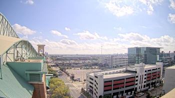 Weather camera view of Minute Maid Park.