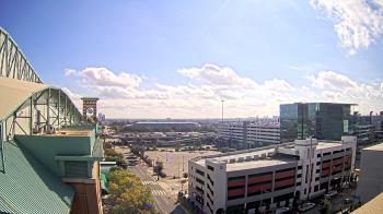 Weather camera view of Minute Maid Park.