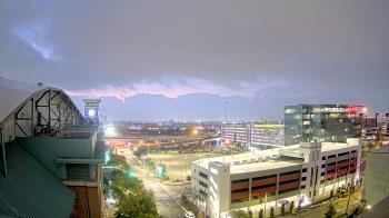 Weather camera view of Minute Maid Park.