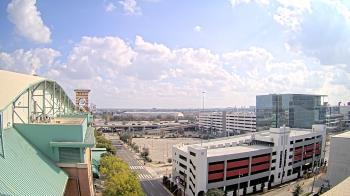 Weather camera view of Minute Maid Park.