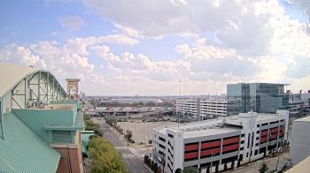 Weather camera view of Minute Maid Park.