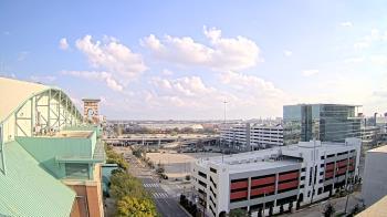 Weather camera view of Minute Maid Park.