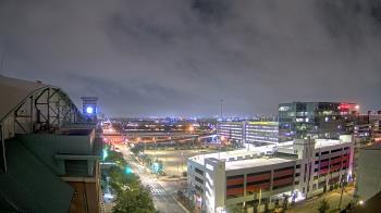 Weather camera view of Minute Maid Park.