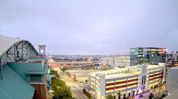 Weather camera view of Minute Maid Park.