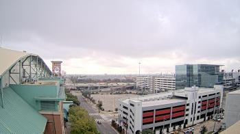 Weather camera view of Minute Maid Park.