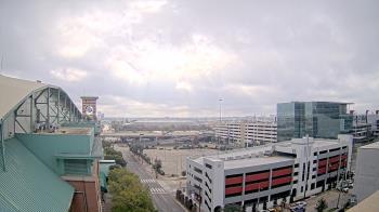 Weather camera view of Minute Maid Park.