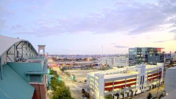 Weather camera view of Minute Maid Park.