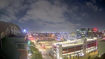 Weather camera view of Minute Maid Park.