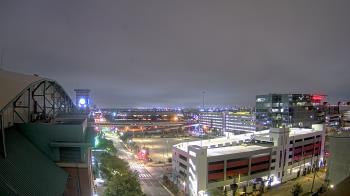 Weather camera view of Minute Maid Park.