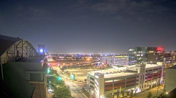 Weather camera view of Minute Maid Park.