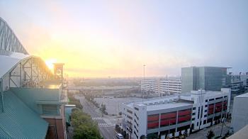 Weather camera view of Minute Maid Park.