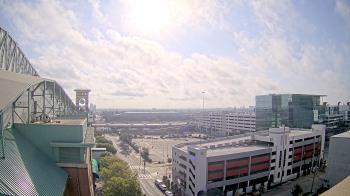Weather camera view of Minute Maid Park.