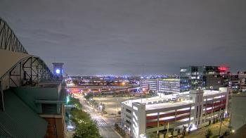 Weather camera view of Minute Maid Park.