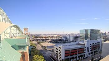 Weather camera view of Minute Maid Park.