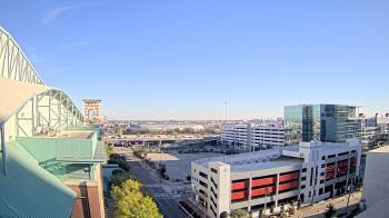 Weather camera view of Minute Maid Park.