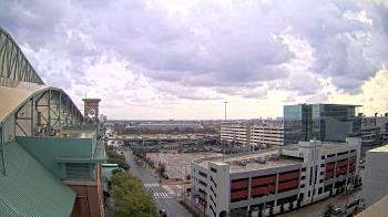 Weather camera view of Minute Maid Park.