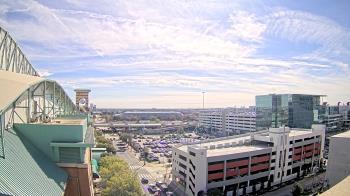 Weather camera view of Minute Maid Park.