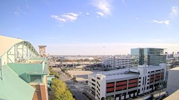 Weather camera view of Minute Maid Park.