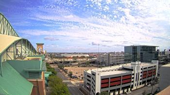 Weather camera view of Minute Maid Park.