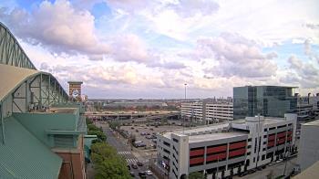 Weather camera view of Minute Maid Park.