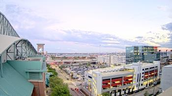 Weather camera view of Minute Maid Park.