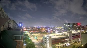 Weather camera view of Minute Maid Park.