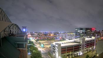 Weather camera view of Minute Maid Park.