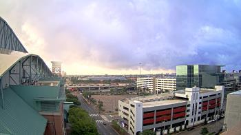 Weather camera view of Minute Maid Park.