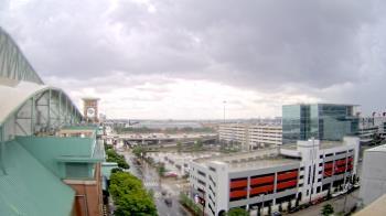 Weather camera view of Minute Maid Park.
