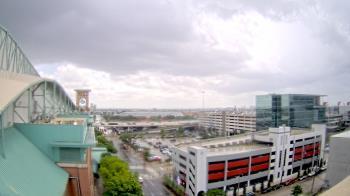 Weather camera view of Minute Maid Park.