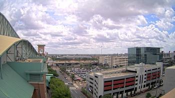 Weather camera view of Minute Maid Park.