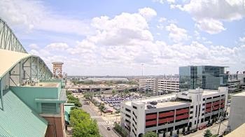 Weather camera view of Minute Maid Park.