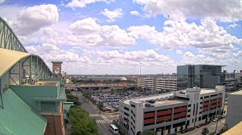 Weather camera view of Minute Maid Park.