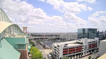 Weather camera view of Minute Maid Park.
