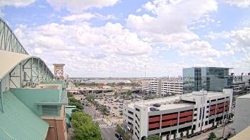 Weather camera view of Minute Maid Park.