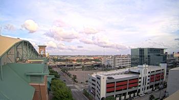 Weather camera view of Minute Maid Park.