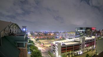 Weather camera view of Minute Maid Park.