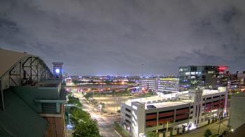 Weather camera view of Minute Maid Park.