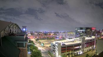 Weather camera view of Minute Maid Park.