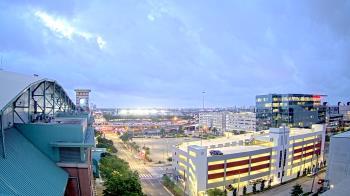 Weather camera view of Minute Maid Park.