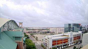 Weather camera view of Minute Maid Park.