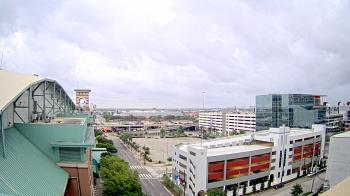 Weather camera view of Minute Maid Park.
