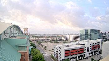 Weather camera view of Minute Maid Park.
