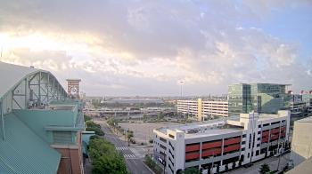 Weather camera view of Minute Maid Park.