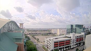 Weather camera view of Minute Maid Park.